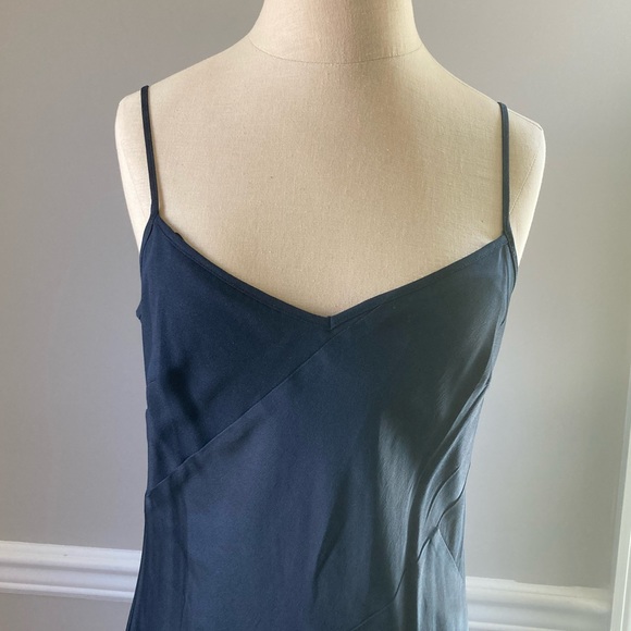 J. Crew Collection Navy Slip Dress NWOT - Picture 9 of 16